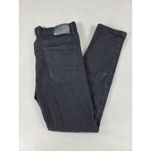 Purple Brand Jeans‎ Mens 33x29 Black P001 Slim Fit Dark Denim Pants